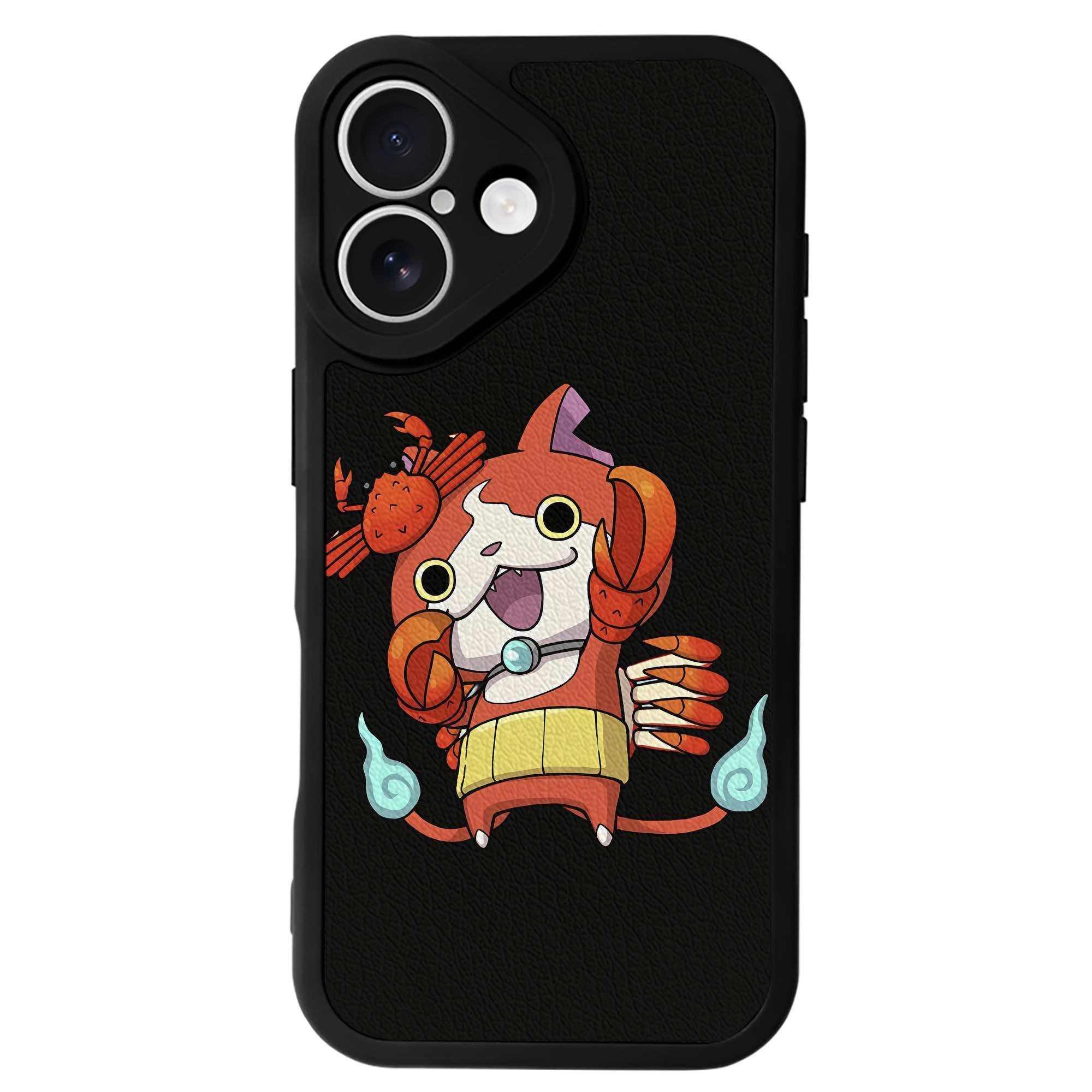 （画像用） 妖怪ウォッチ Yo-kai Watch 【iPhone 16シリーズ対応】シリコンスマホケース（レザー調） 材質：シリコン
